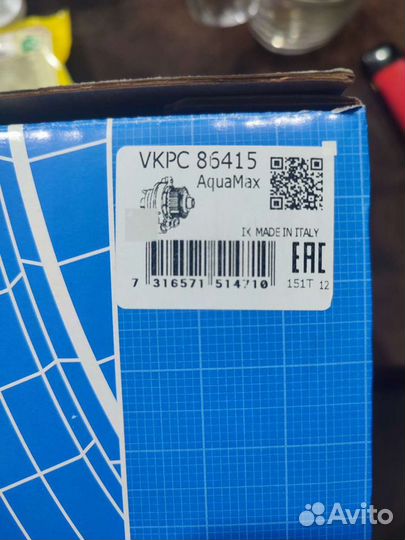 Водяной насос (помпа) Renault Logan/sandero