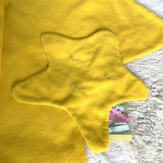 Плед конверт звезда детский флисовый