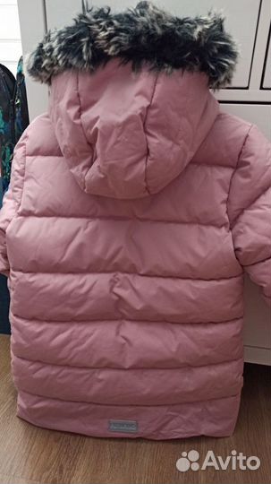 Куртка пальто зимнее для девочки р-р 140