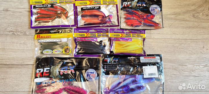 Силиконовые приманки Relax/Kosadaka для джига