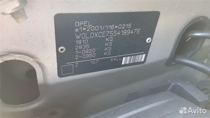 Разбор на запчасти Opel Meriva 2003-2010