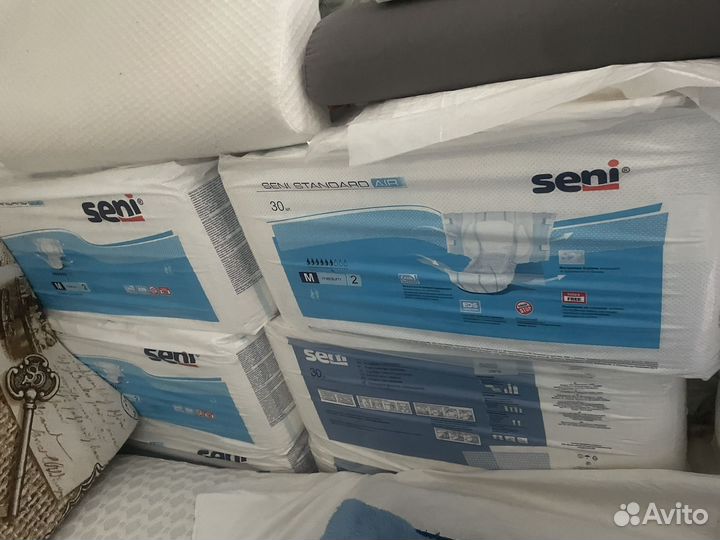 Памперсы для взрослых размер m по 30 штук