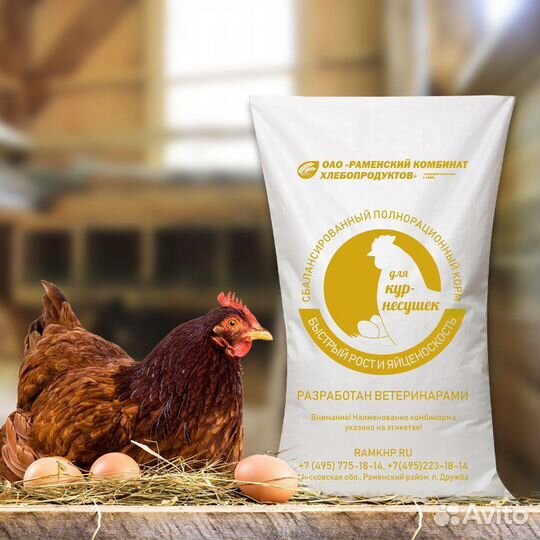 Комбикорм Раменский пк-1 Ёрш (для кур)
