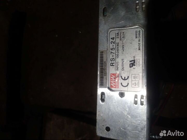 Блок питания в корпусе mean well RS-75-24