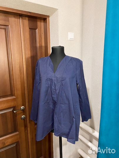 Блузка zara хлопок