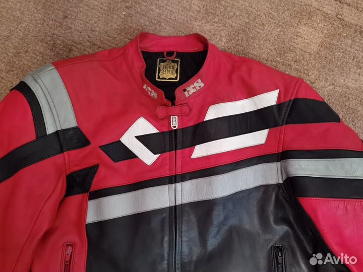 Мотокуртка кожаная мужская IXS