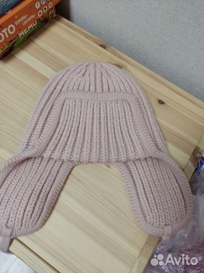 Шапка зимняя женская ушанка 54-58 р новая