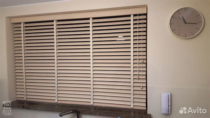 Деревянные жалюзи горизонтальные