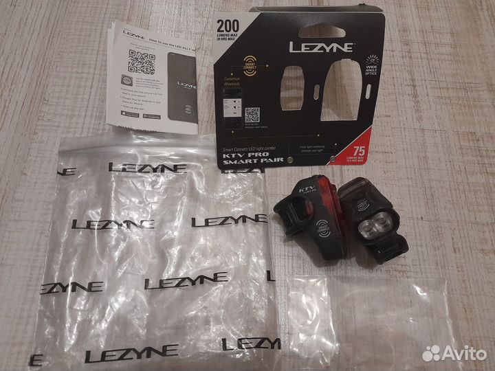 Комплект велофонарей Lezyne KTV PRO Smart