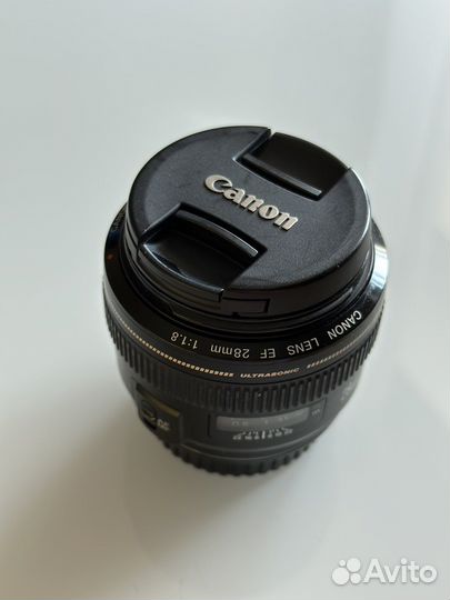 Объектив canon EF 28mm 1:1.8