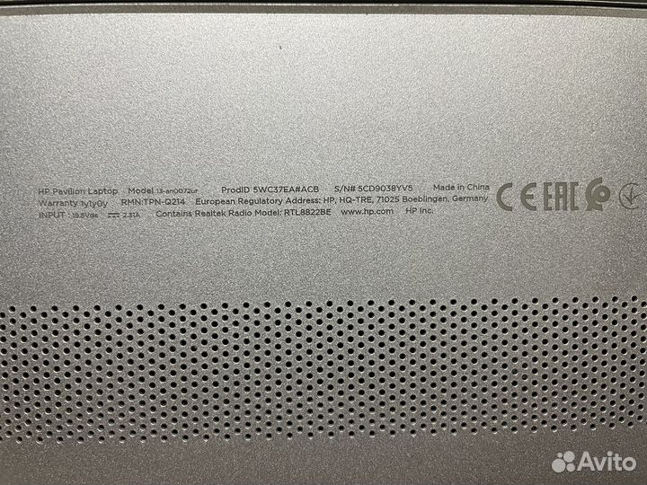 Ноутбук hp pavilion