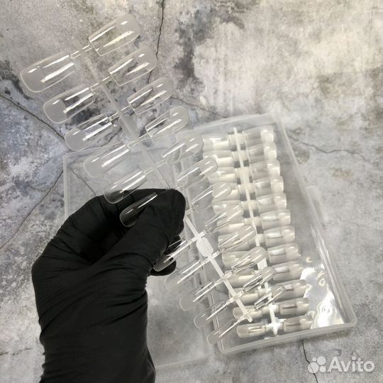 Гелевые типсы для наращивания ногтей