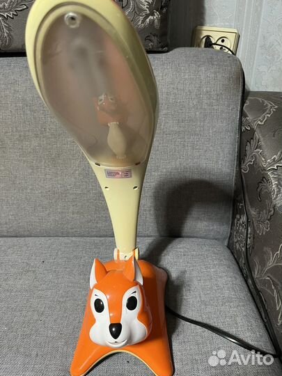 Детская настольная лампа +ночник