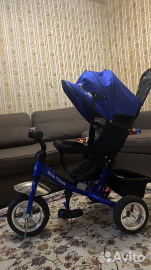Трехколесный велосипед коляска