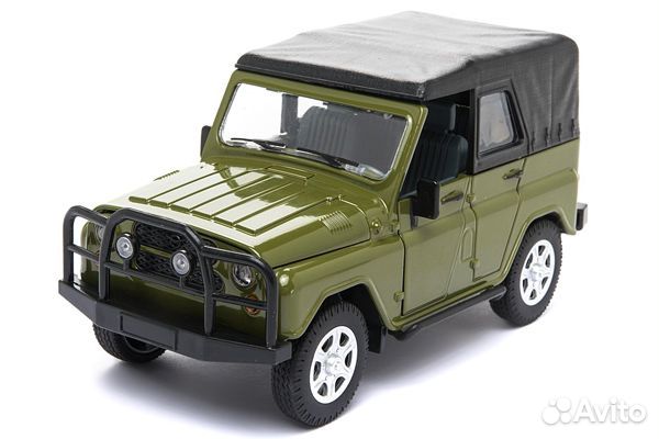 УАЗ-469 масштаб 1/24 (свет, звук)