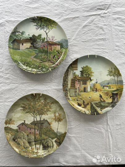 Настенная винтажная тарелка (Италия)