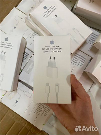 Зарядное устройство iPhone (блок+кабель)