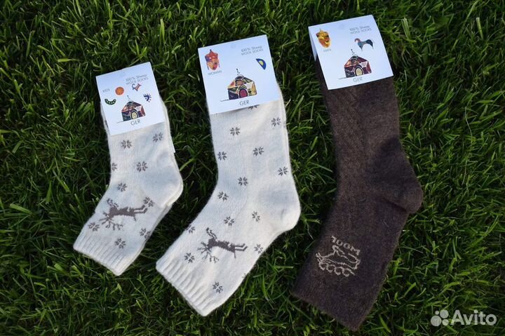 Носки шерстяные Монголия