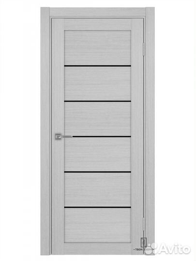 Дверь межкомнатная апп 501.1 (черные молдинги), яс