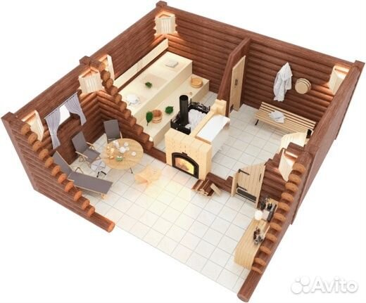 Печь Банная Горыныч 8мм до 40куб\м