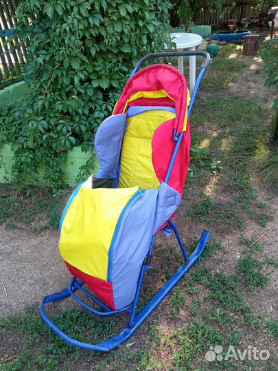 Сани коляска детские