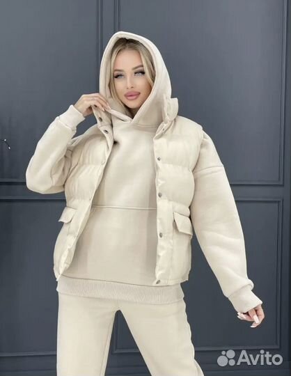 Костюм тройка теплый