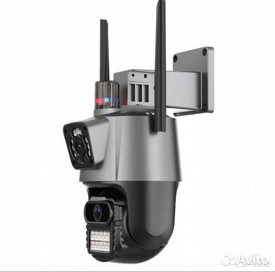 Камера видеонаблюдения wifi уличная двойная