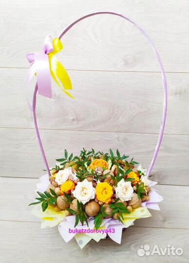 Съедобные букеты на заказ