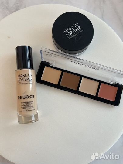 Крем тональный, скульптор, тени для век