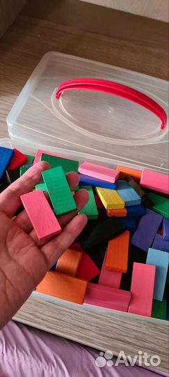 Конструктор кирпичики дерево