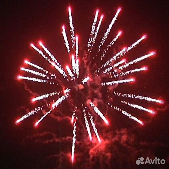 Фейерверк, салют Мистер Снеговик на 48 залпов