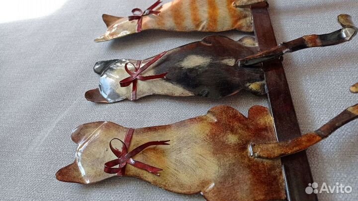 Крючки для полотенец, одежды котики