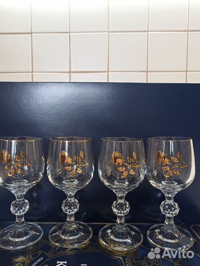 Фужеры Богемия винтаж