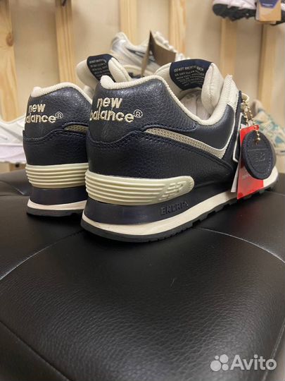 Кроссовки New balance 574 мужские кожаные