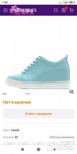 Кеды женские 37-38 размер