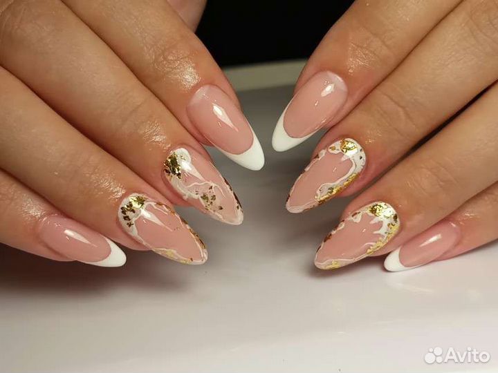 Срочное наращивание покрытие ногтей гелем