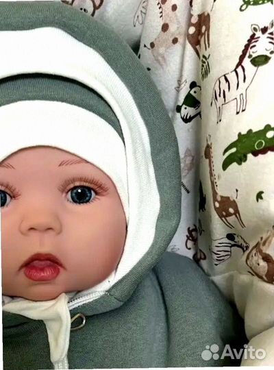 Конверт на выписку новорожденного комплект весенне-летний (цвет холодная полынь)