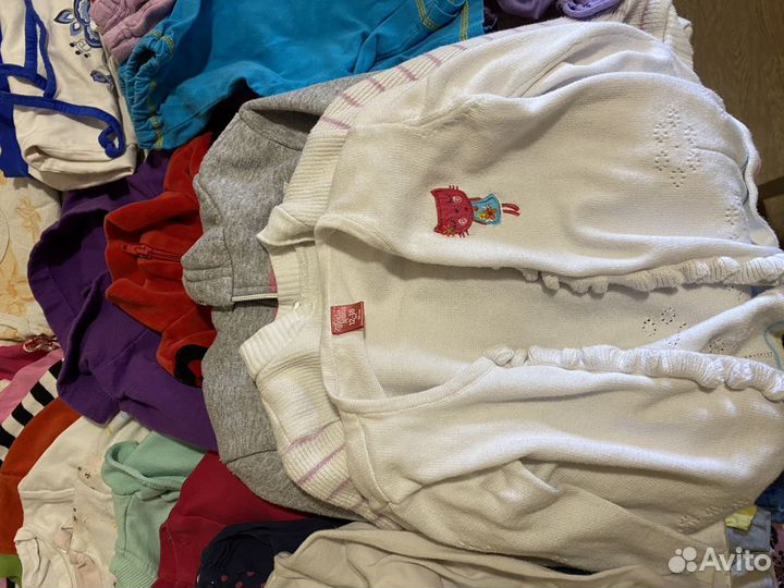 Детская одежда для девочек пакетом 80-86