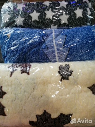 Плед покрывало флисовый новый