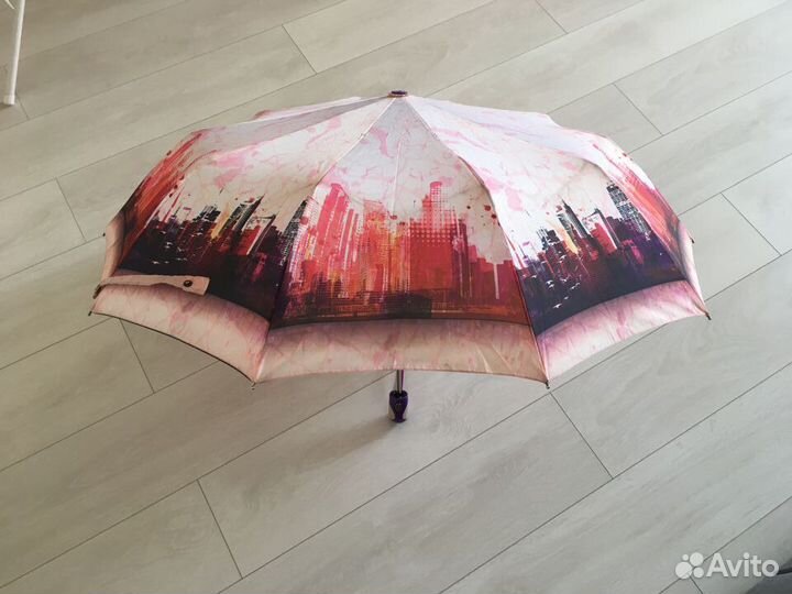 Зонтик в урбанистическом стиле, полуавтомат