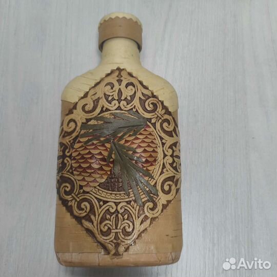 Фляжка в бересте