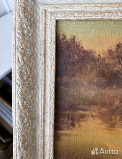 Картина маслом Перед рассветом