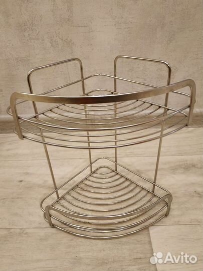 Полка угловая в ванную