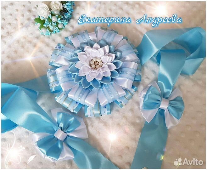 Бант на выписку из роддома