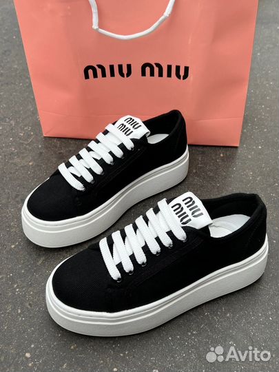 Кеды MIU MIU женские