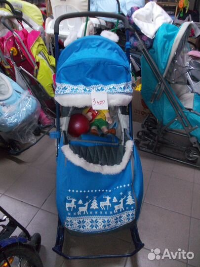 Санки-коляска