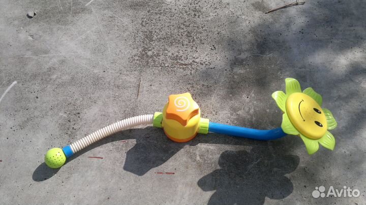 Душ для купания подсолнух на присосках игрушка