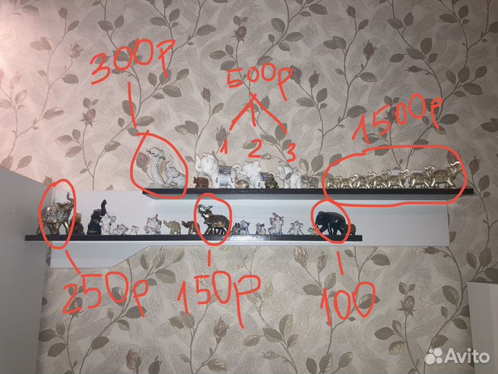 Статуэтки слоники