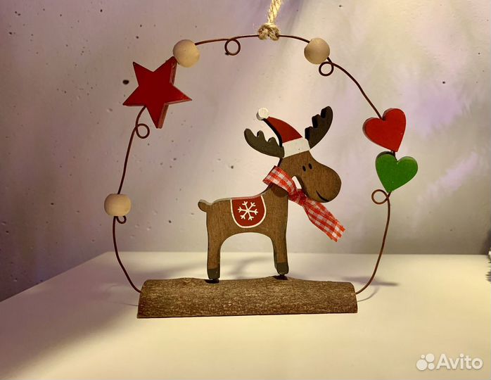 Елочные игрушки в экостиле