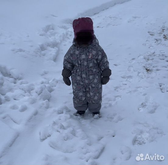 Комбинезон зимний для девочпи baby go